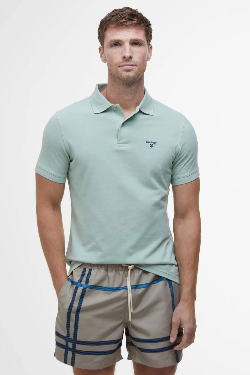 An image of the Barbour Lightweight Sports SS Polo Shirt