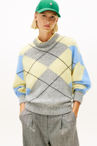 An image of the Tommy Hilfiger Alpaca Blend Argyle Sweater