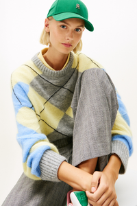 An image of the Tommy Hilfiger Alpaca Blend Argyle Sweater