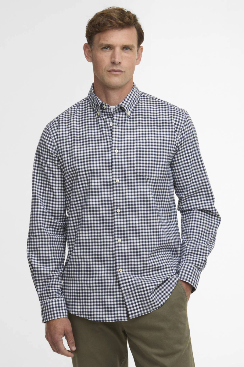 An image of the Barbour Gingham Aukside Regular Shirt