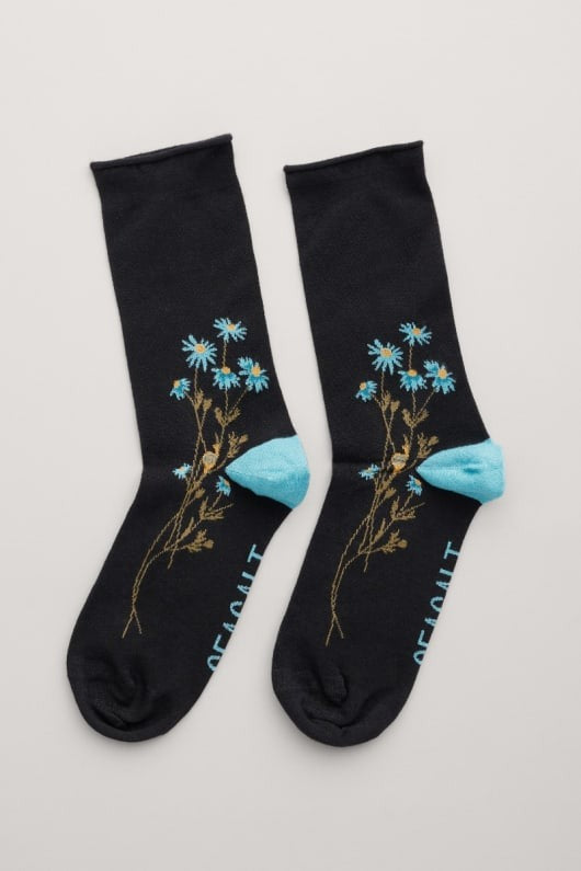 An image of the Seasalt Women's Bamboo Arty Socks