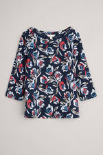 An image of the Seasalt Easel 3/4 Sleeve Top
