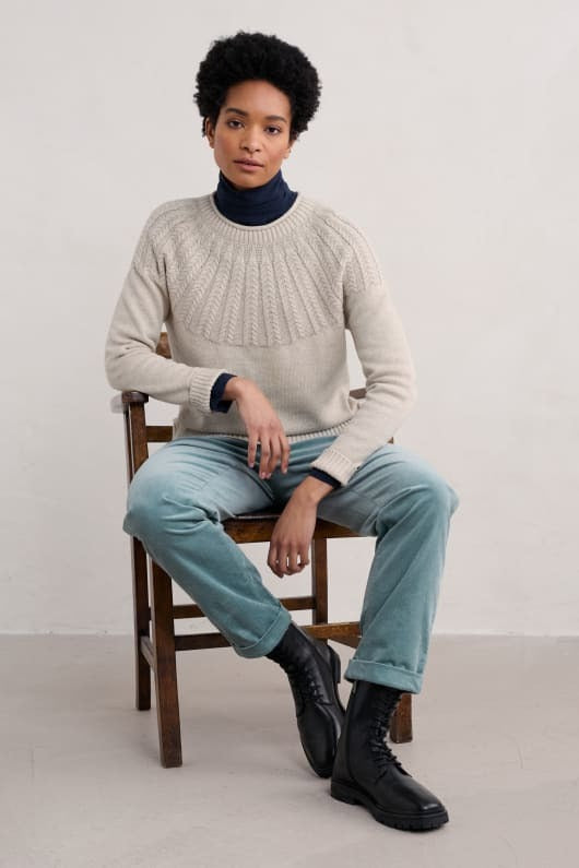 An image of the Seasalt Stone Chat Jumper