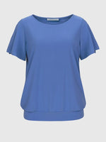 An image of the Bianca Jay Top in the colour Blue.