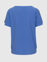 An image of the Bianca Jay Top in the colour Blue.