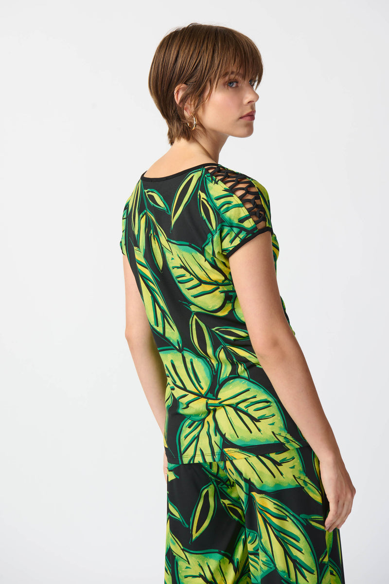 An image of the Joseph Ribkoff Patterned Top