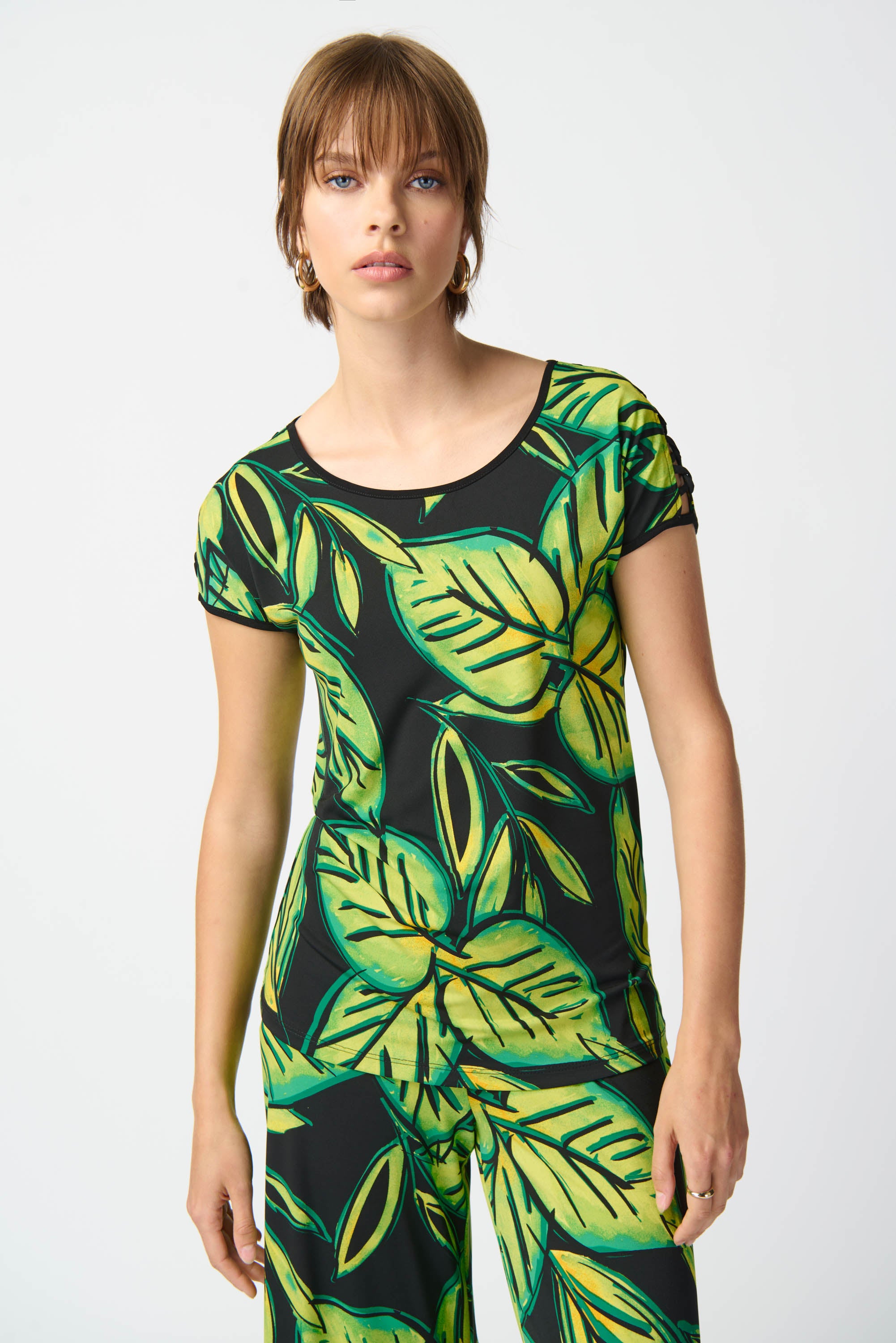 An image of the Joseph Ribkoff Patterned Top