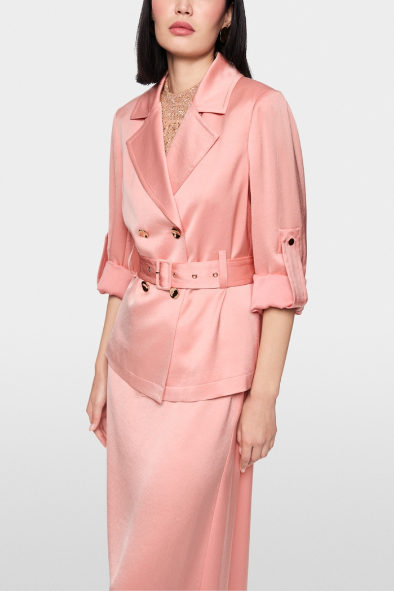An image of the Marc Cain Satin Blazer Jacket