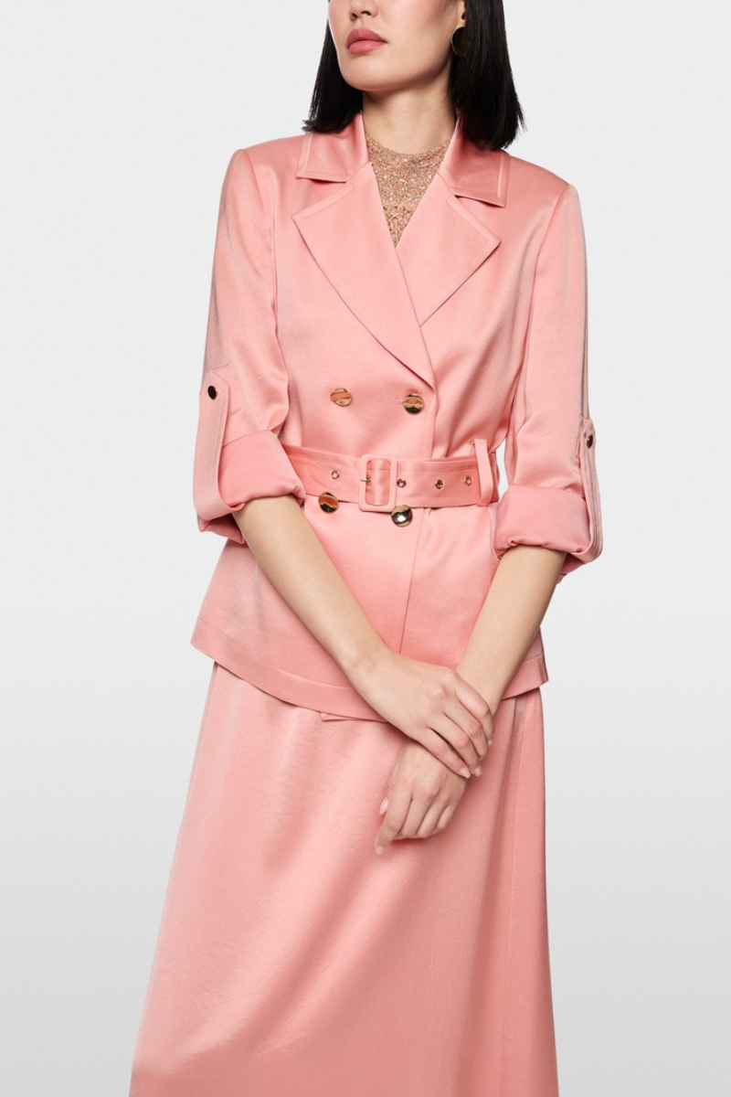 An image of the Marc Cain Satin Blazer Jacket