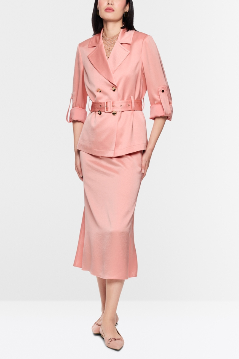 An image of the Marc Cain Satin Blazer Jacket