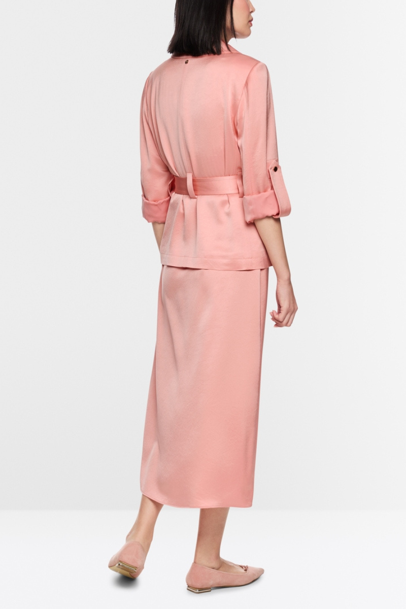 An image of the Marc Cain Satin Blazer Jacket