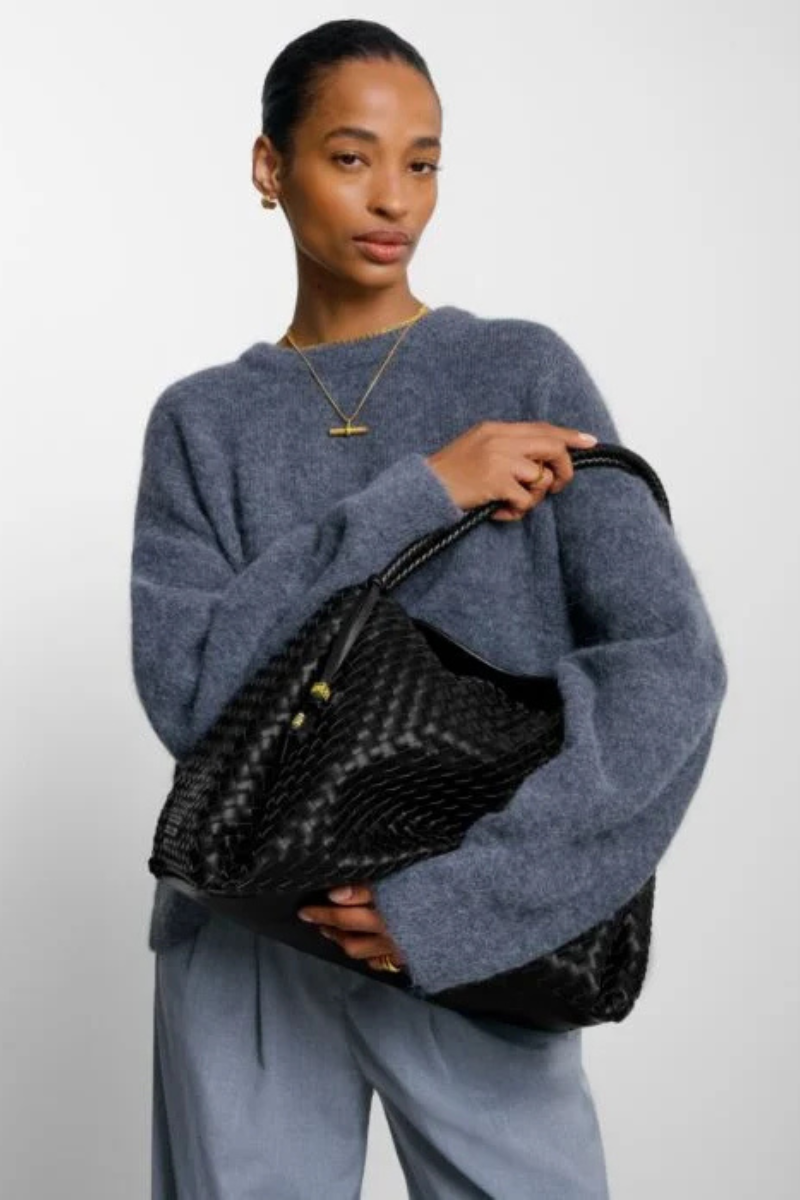 An image of the Katie Loxton Nova Hand Woven Large Shoulder Bag