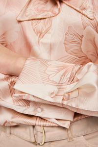 An image of the Marc Cain Silk Blend Bow Blouse