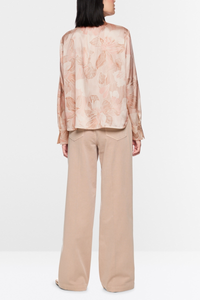 An image of the Marc Cain Silk Blend Bow Blouse