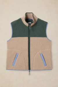 Borg Zip Through Gilet