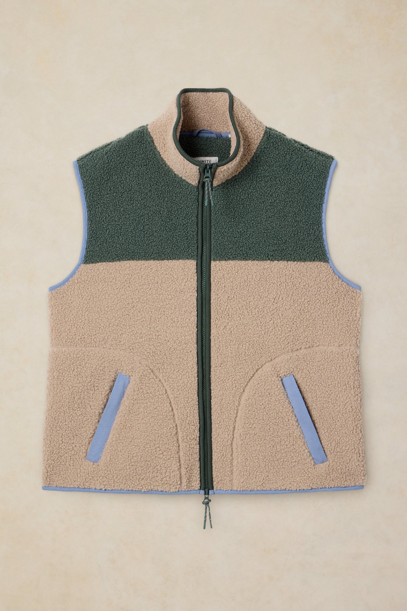 Borg Zip Through Gilet