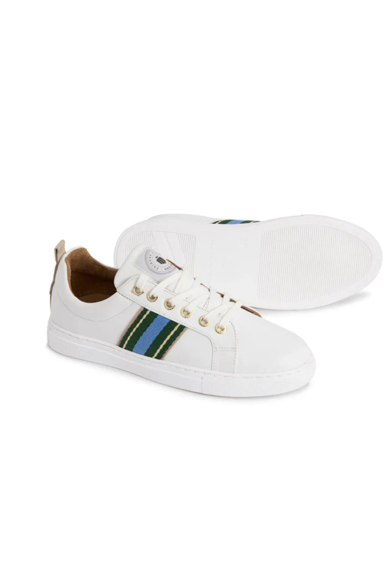 Fairfax & Favor Boston Trainer White Leather