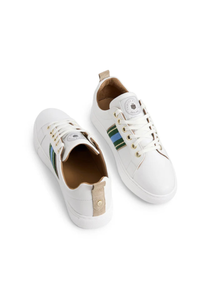 Fairfax & Favor Boston Trainer White Leather