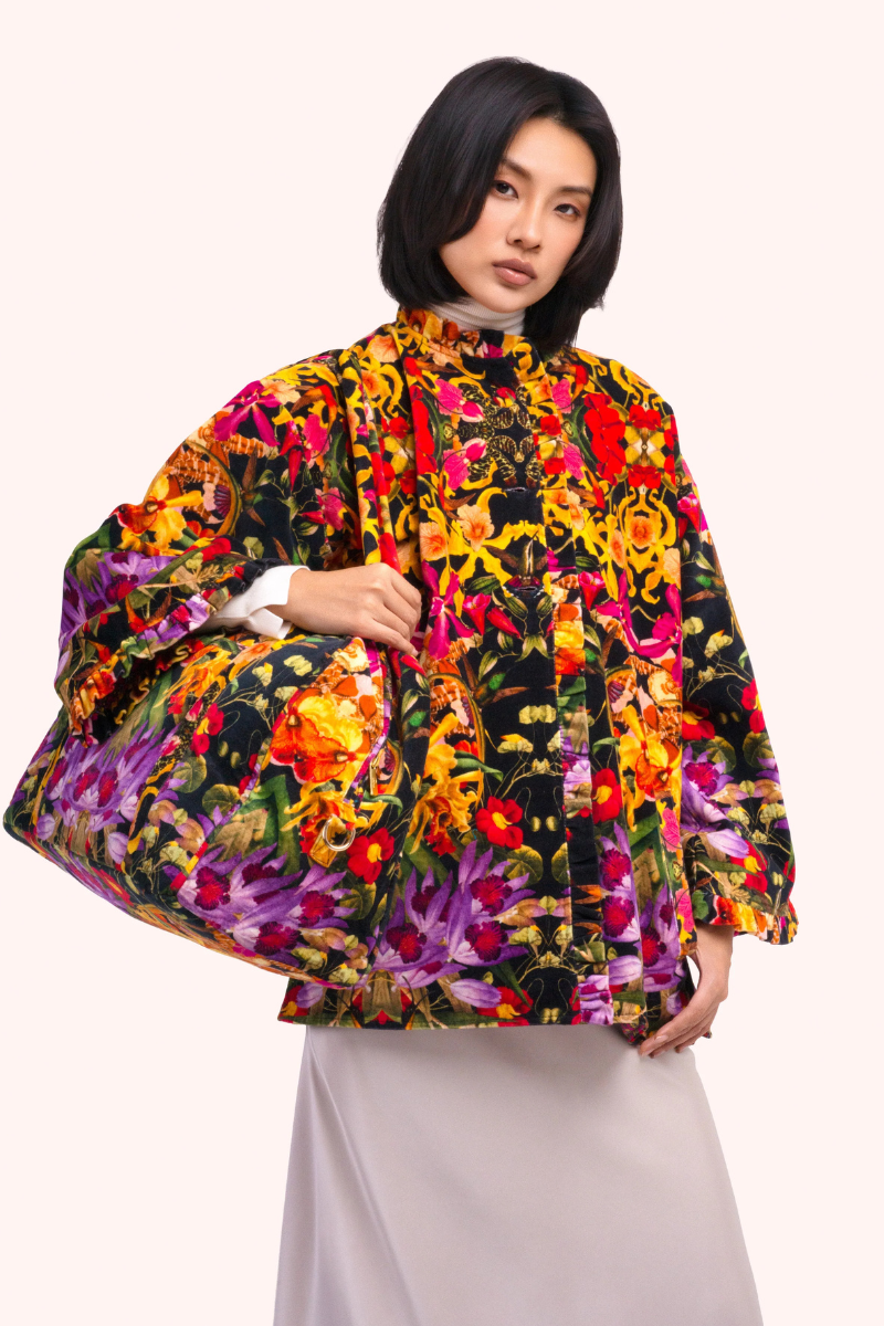 Botanical Kaleidoscope Lux Weekend Bag
