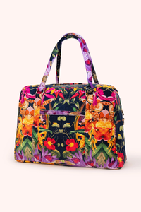 Botanical Kaleidoscope Lux Weekend Bag