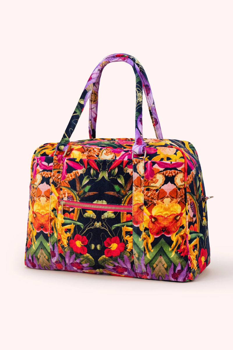 Botanical Kaleidoscope Lux Weekend Bag
