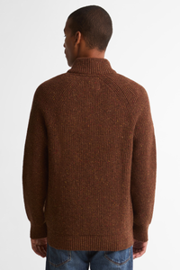 Essentials Fleck Half Zip Jumper