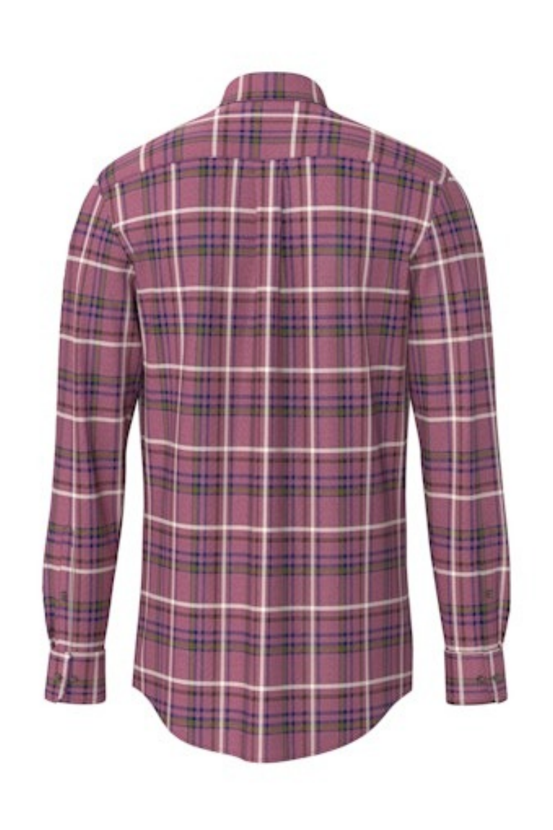 Premium Melange Check Long Sleeve Shirt