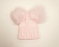 An image of the Sheldon International Double Pom Pom Hat
