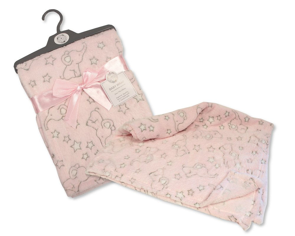 An image of the Sheldon International Baby Wrap - Elephants & Stars