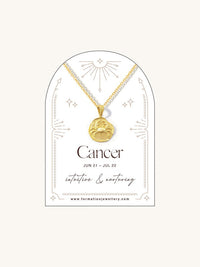 An image of the Formation Jewellery Zodiac Necklace - Cancer