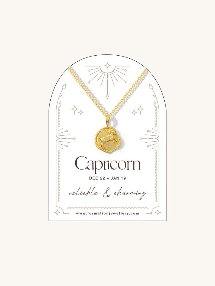 An image of the Formation Jewellery Zodiac Necklace - Capricorn