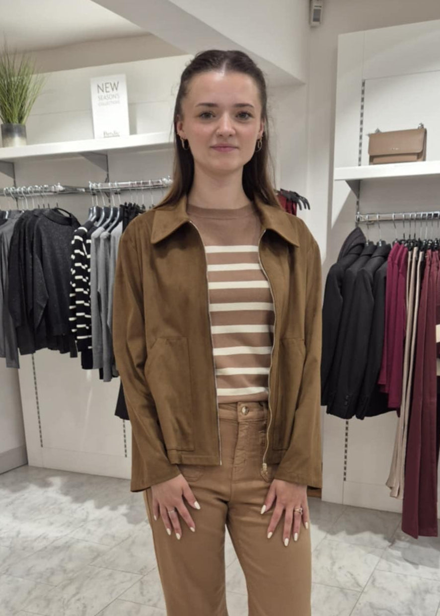 An image of the Emme Carol Jersey Coat