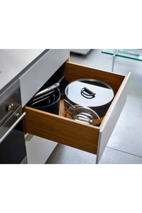 Space Folding Handle 25cm Shallow Casserole & Lid