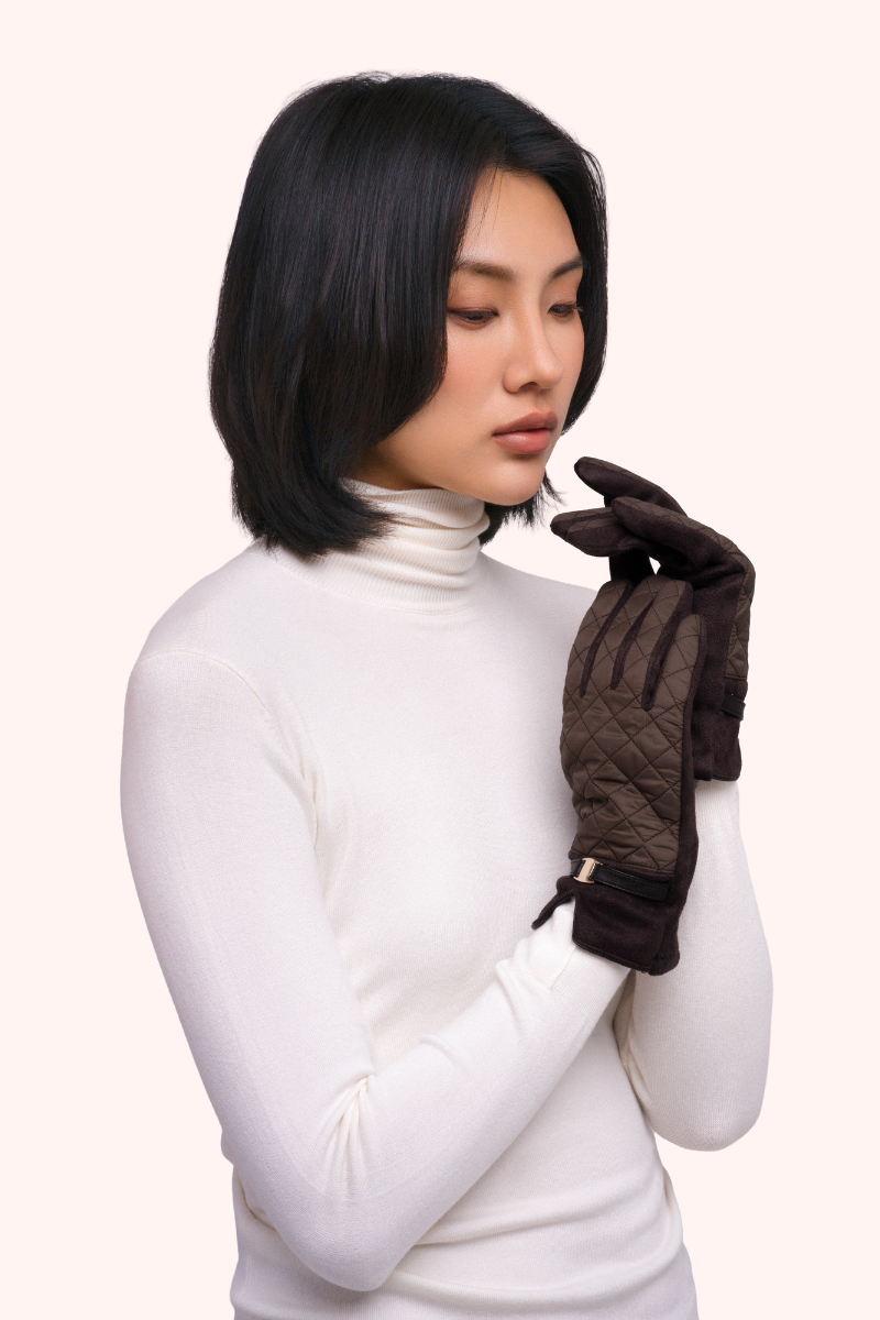 Penelope Gloves in Chocolate