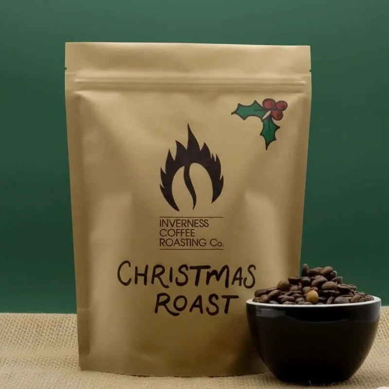 An image of the Inverness Coffee Roasting Christmas Roast Whole Bean