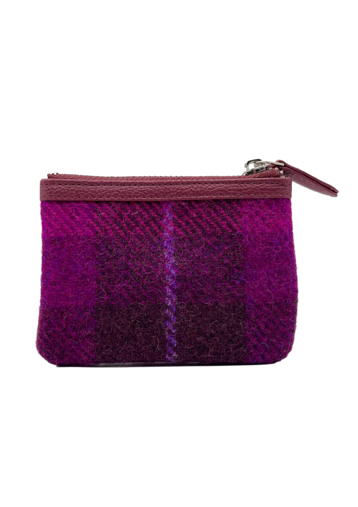 An image of the Maccessori Coin Purse - Purple Check