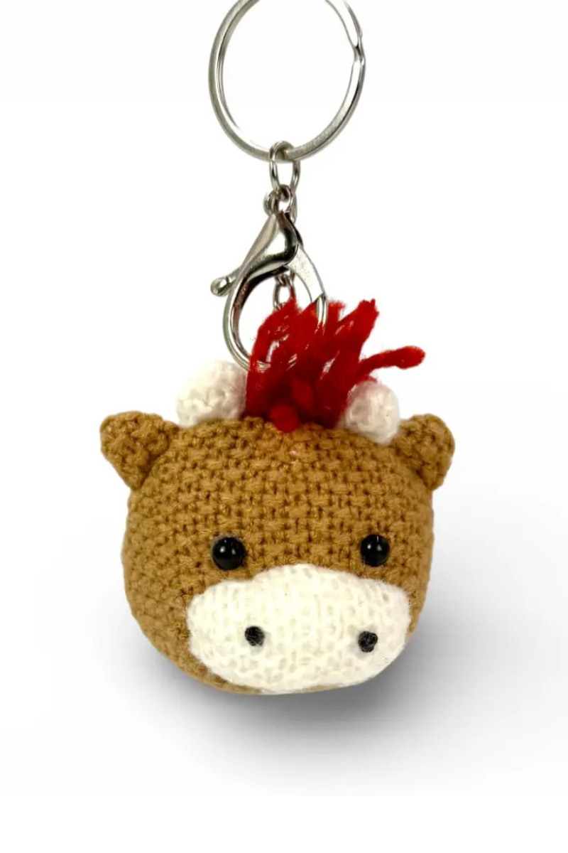 Highland Coo Keyring