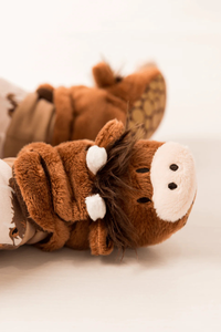Neutral Hamish Cow Booties