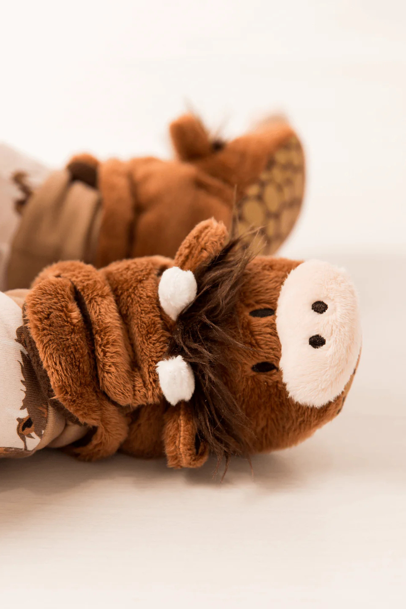 Neutral Hamish Cow Booties