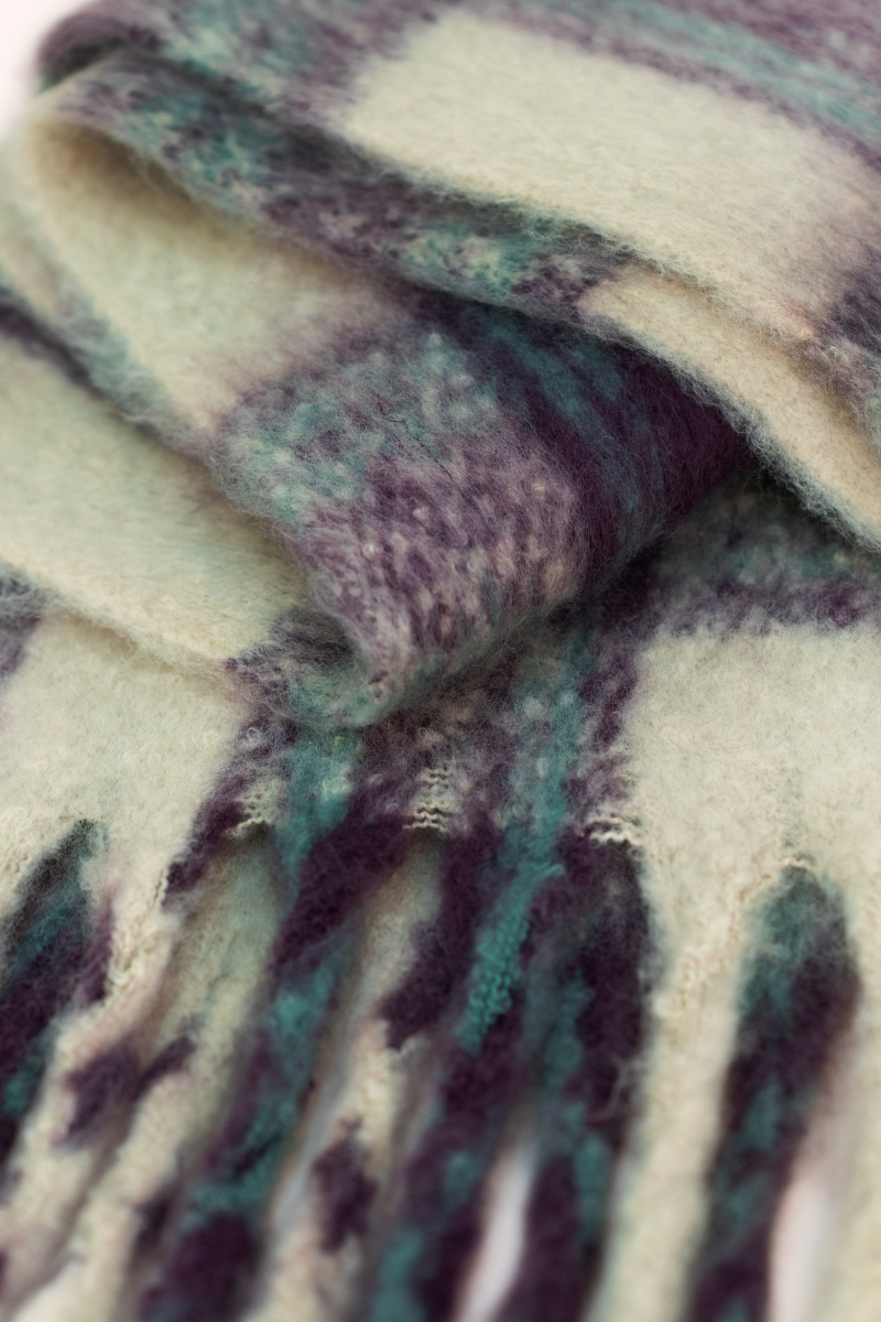 Flora Scarf - Damson