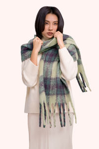Flora Scarf - Damson