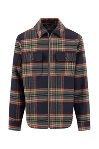 Wool Check Overshirt