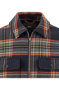 Wool Check Overshirt
