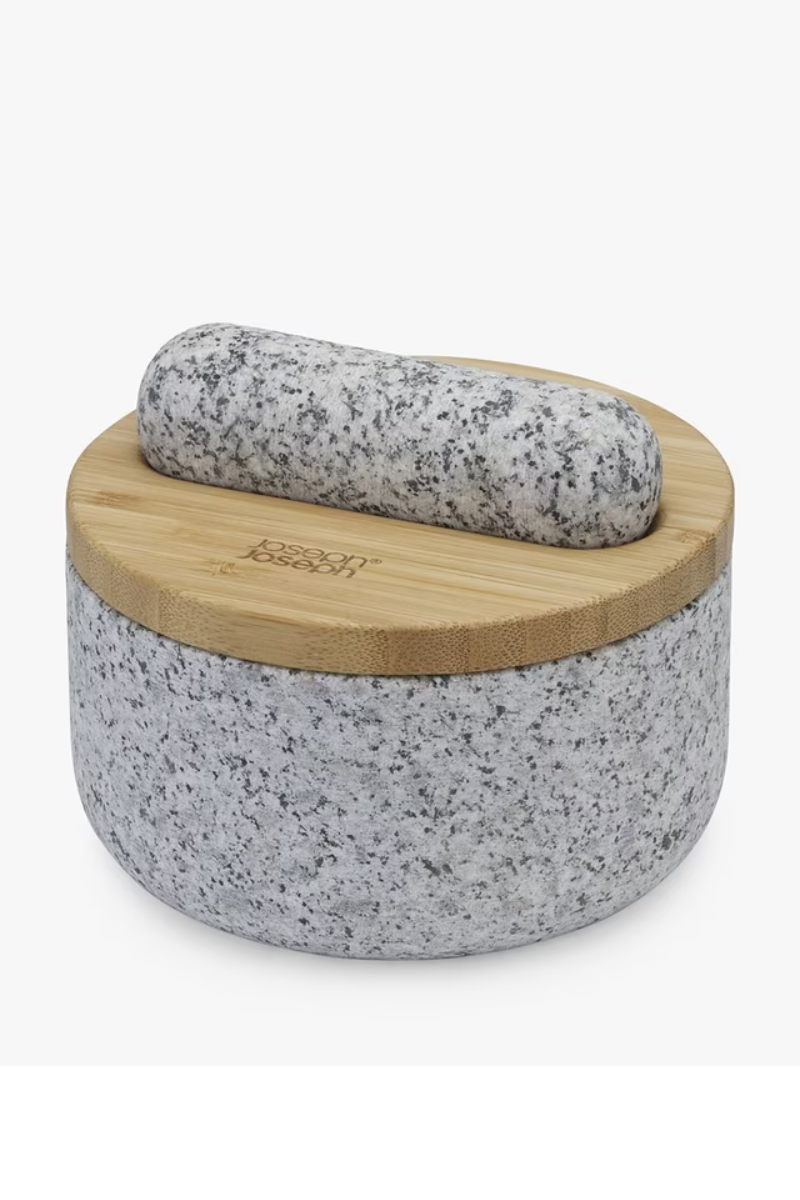 Dash Pestle & Mortar W/Bamboo Lid