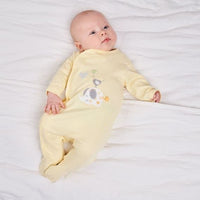 An image of the Dandelion Clothing Elephant Cotton Sleepsuit