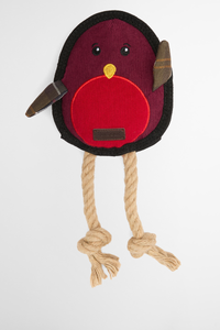 Dog Christmas Robin Toy