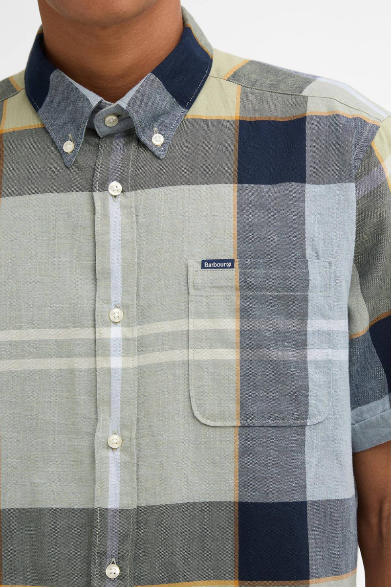 An image of the Barbour Doughill Short Sleeve Tailored Shirt