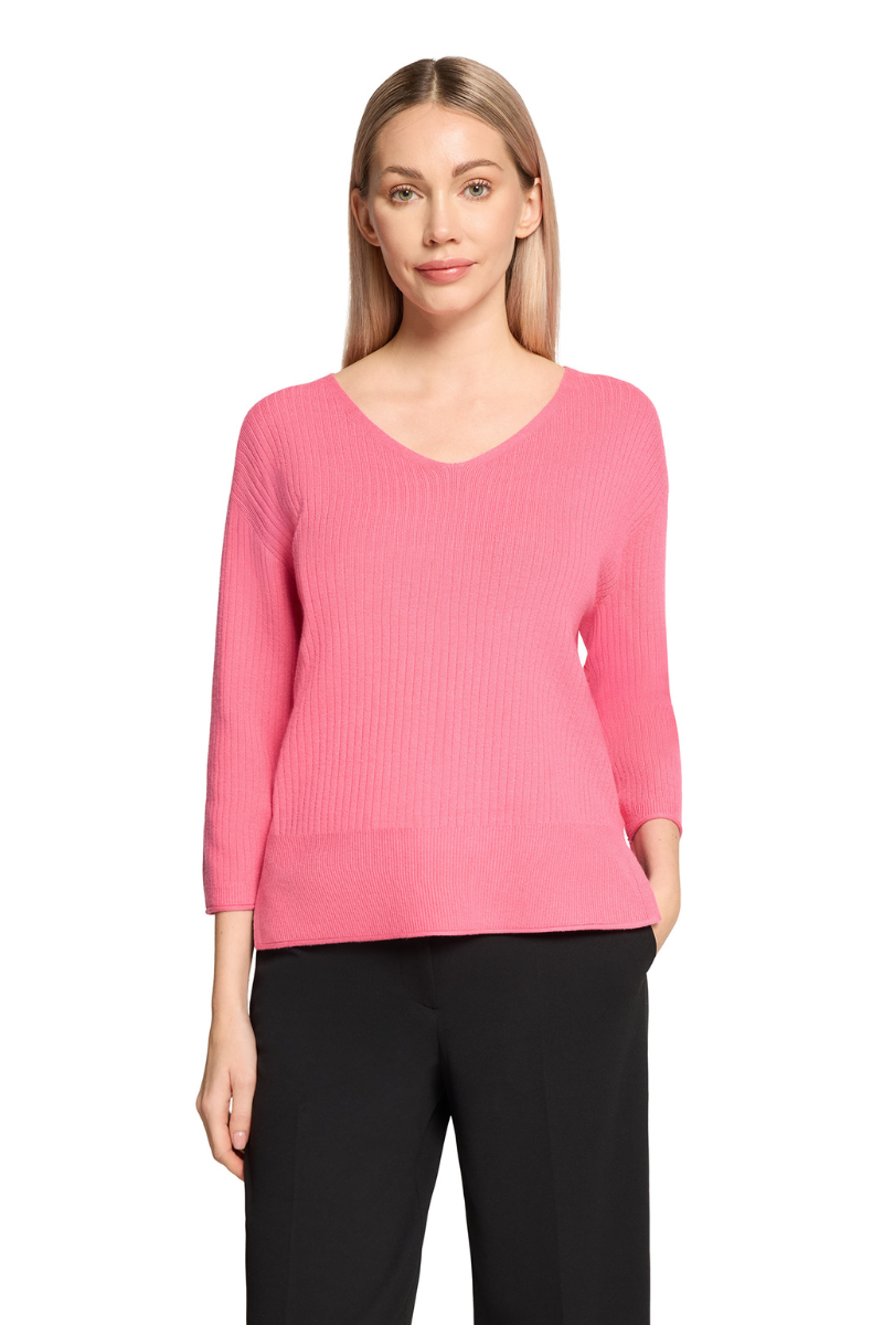 An image of the Betty Barclay 3/4 Sleeve Knitted Sweater