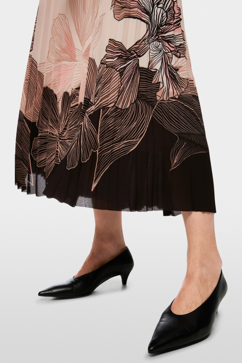 An image of the Marc Cain Pleated Midi Dress