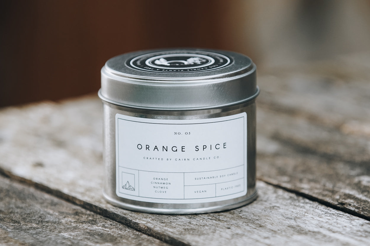 An image of the Cairn Candle Utility Tin Candle - 20cl Candle